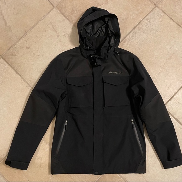 Eddie Bauer Other - Eddie Bauer, Men's Chopper 2.0 Waterproof Rain / Wind / Ski Jacket, Black, Small